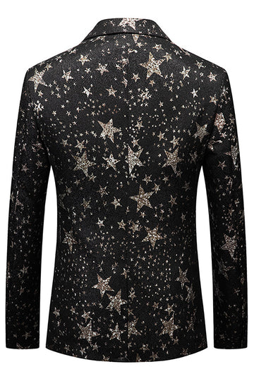 Black Stars Men's Prom Blazer